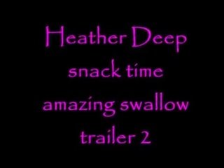 Heather dalam snack masa menakjubkan menelan trailer 2