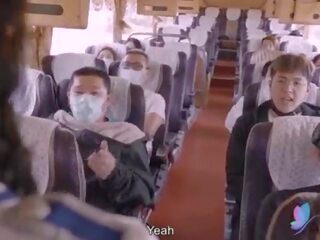 Sesso tour autobus con tettona asiatico streetwalker originale cinese av adulti film con inglese sub