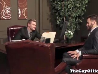 Homo officesex muscle hunks cum immediately after xxx film